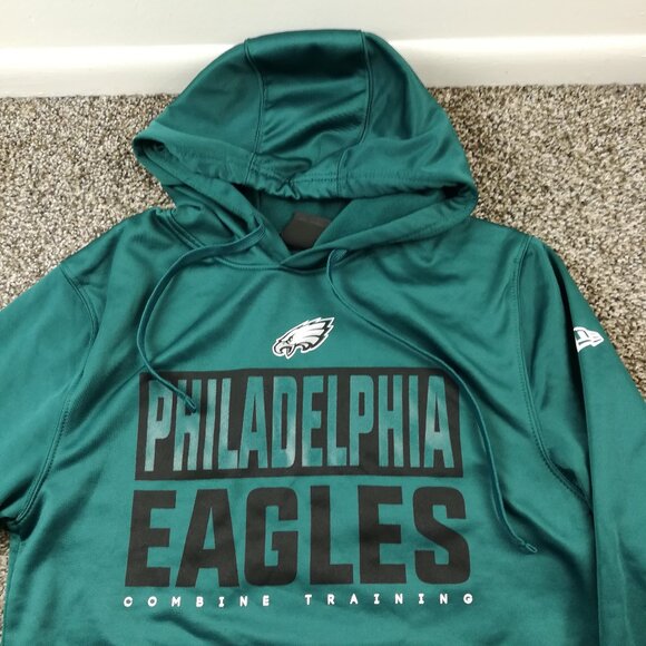 Philadelphia Eagles Hoodie New Era Combine Authentic Sweatshirt Mens Small - Picture 1 of 11